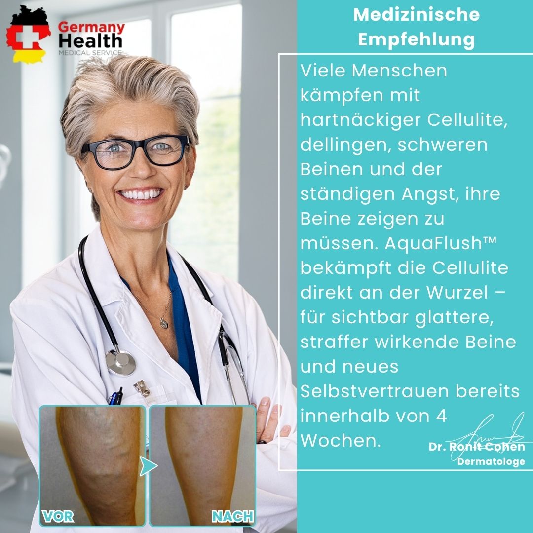 AquaFlush™  | Das Erscheinungsbild von Cellulite reduzieren