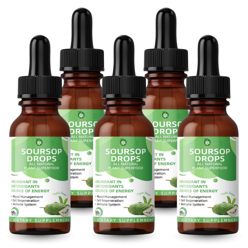 SourSopDrop™ | Reine Stachelannonen-Formel zur Schleimentfernung