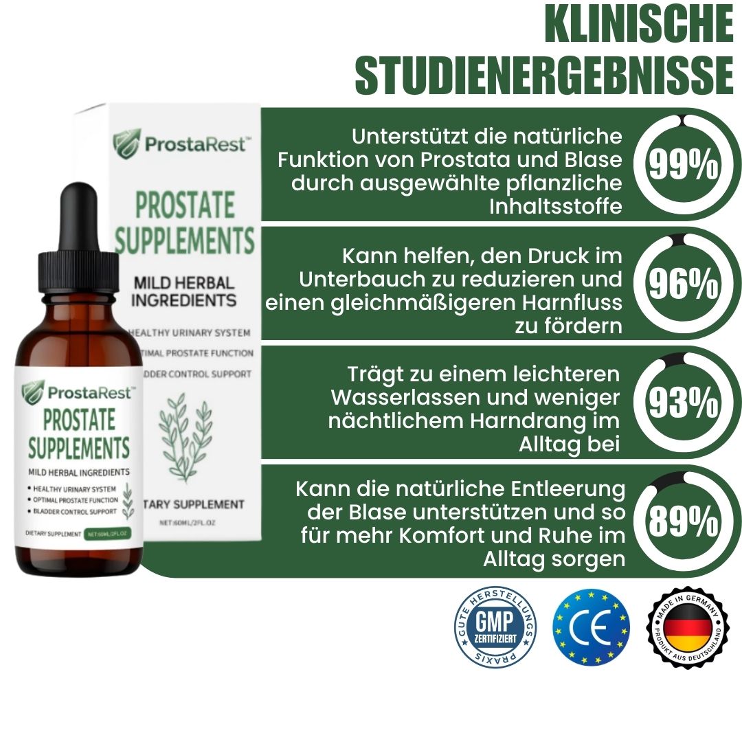ProstaRest™ | Nahrungsergänzungsmittel für die Prostata