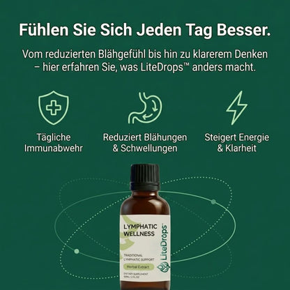 LiteDrops™ | Unterstützung der Lymphdrainage