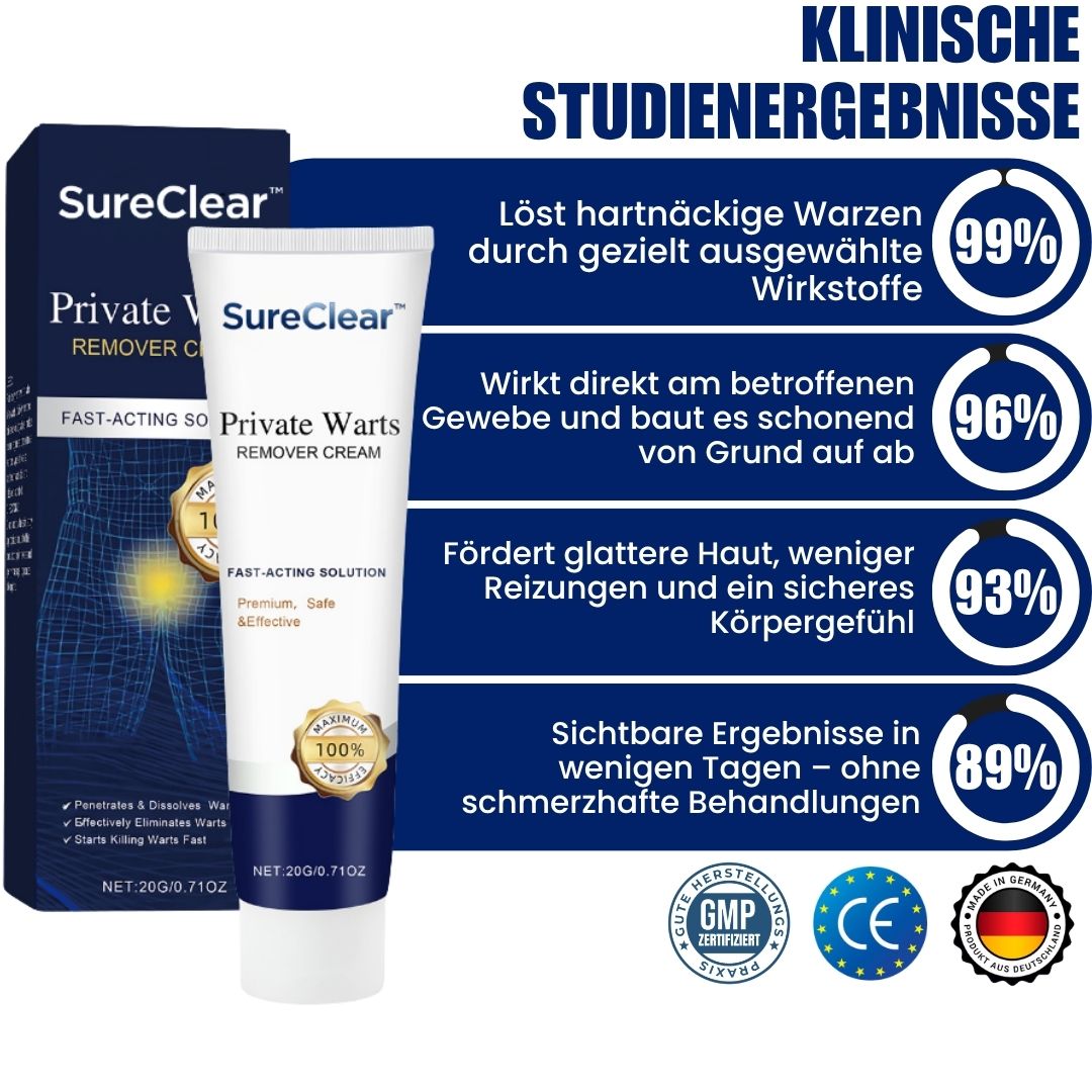 SureClear™  | Genitalwarzen-Entfernungscreme