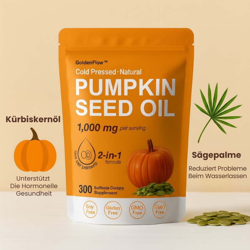 GoldenFlow™ | Unterstützung für Prostata & Blase
