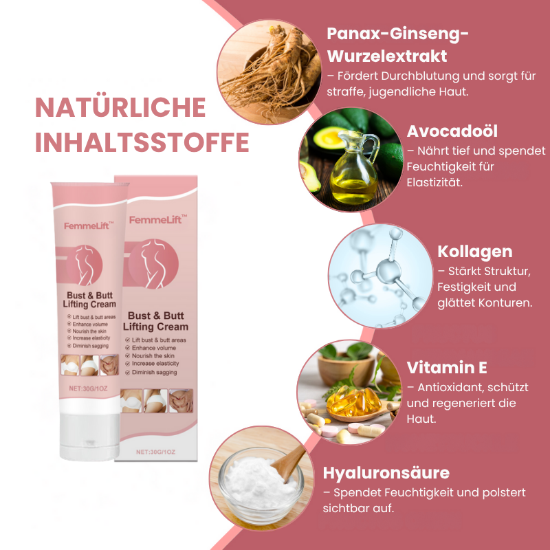 FemmeLift™ | Erreiche 97 % vollere, rundere Brüste und einen strafferen Po in nur 7 Tagen!