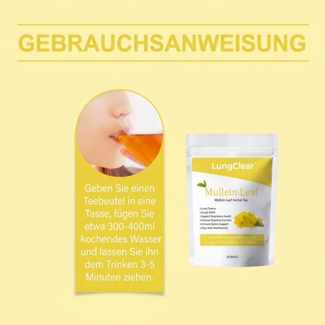 LungClear™ | Königskerzenblätter-Kräutertee