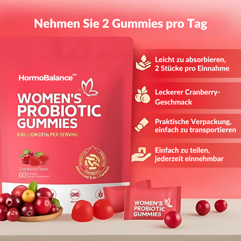 HormoBalance™ | Probiotische Gummies für Frauen