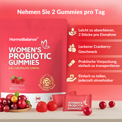 HormoBalance™ | Probiotische Gummies für Frauen
