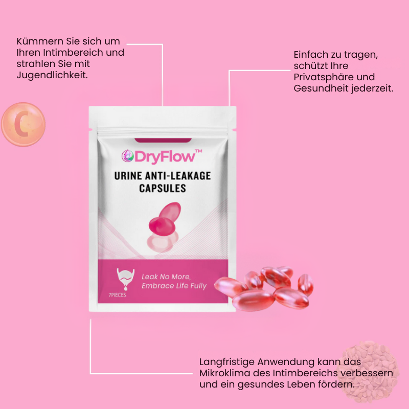 DryFlow™ | Rektale Kapsel für Harninkontinenz