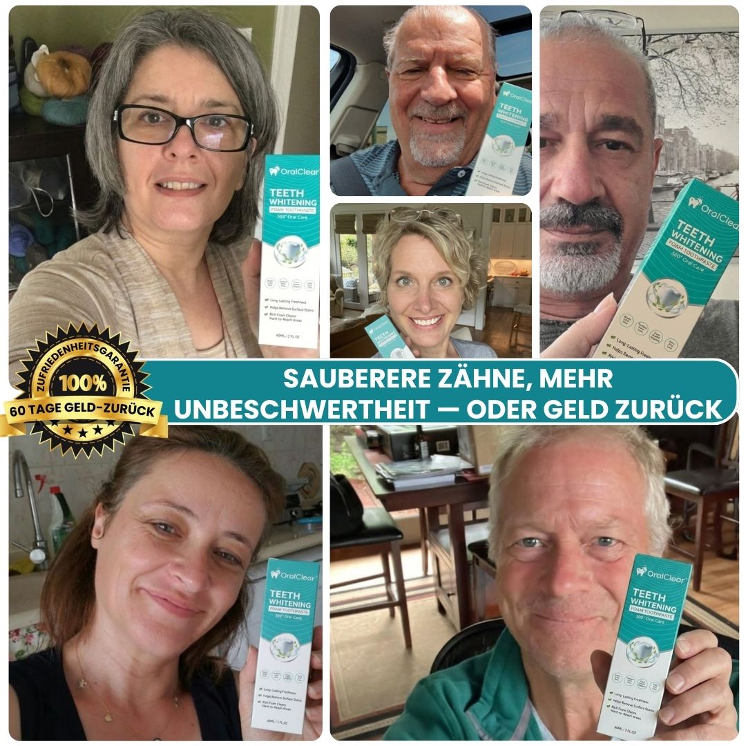 OralClear™ | Fleckenentfernender Zahnschaum