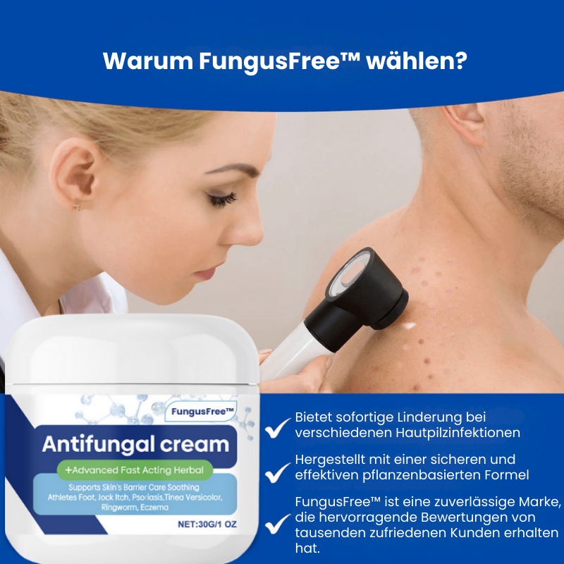 FungusFree™ | Antimykotische Creme