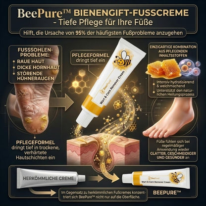 BeePure™  | Bienengift-Fußcreme
