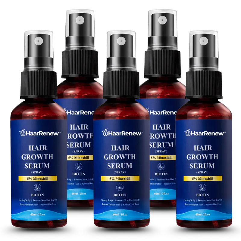 HaarRenew™ | 5 % Minoxidil mit Biotin Haarserum