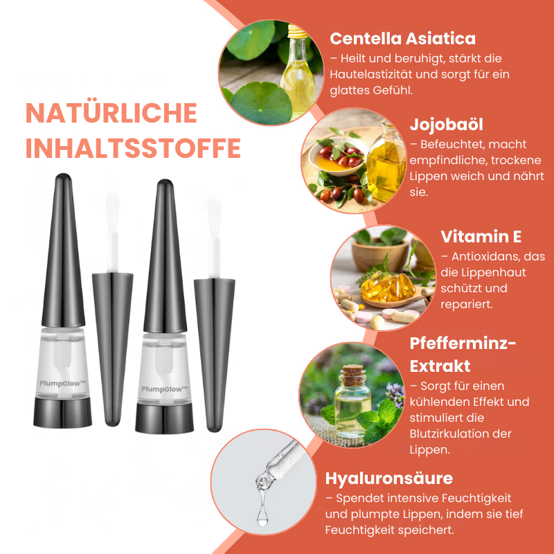 PlumpGlow™ | Lippen-Gloss mit Plumping-Effekt