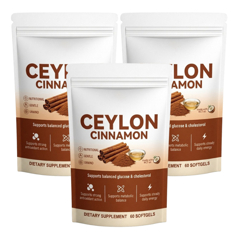 CeylonCinnamon™ | Ceylon-Zimt mit 7.200 mg Äquivalent und MCT-Öl
