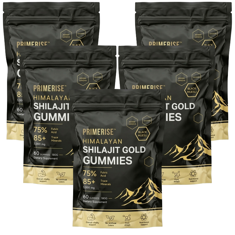 PrimeRise™ | 3-in-1 Shilajit-Gummies für männliche Vitalität
