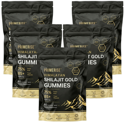 PrimeRise™ | 3-in-1 Shilajit-Gummies für männliche Vitalität