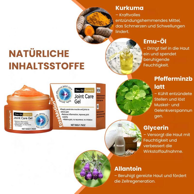 EaseMotion™ | Curcumin-Schmerzlinderungsgel