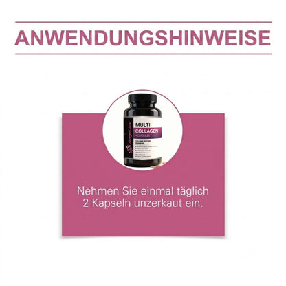 CollagenGlow™ | Kollagen- & Multivitamin-Kapseln