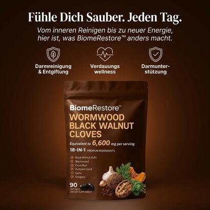 BiomeRestore™ | Fördert die innere Reinigung und das Wohlbefinden der Verdauung