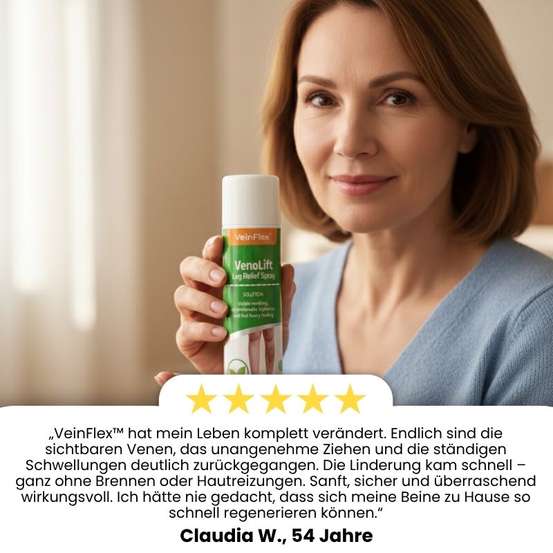 VeinFlex™ | Reduziere Krampfadern um 97 % in nur 2 Wochen!