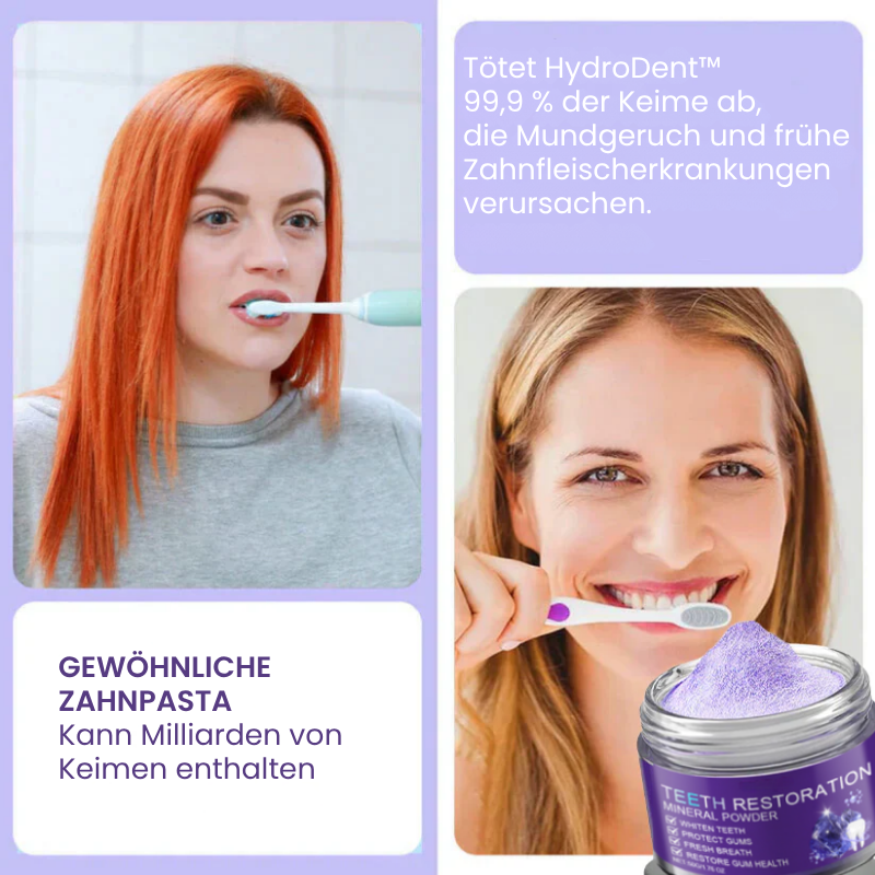 HydroDent™ | Beseitigt 97 % aller Karies und Zahnempfindlichkeit in nur 5 Tagen!