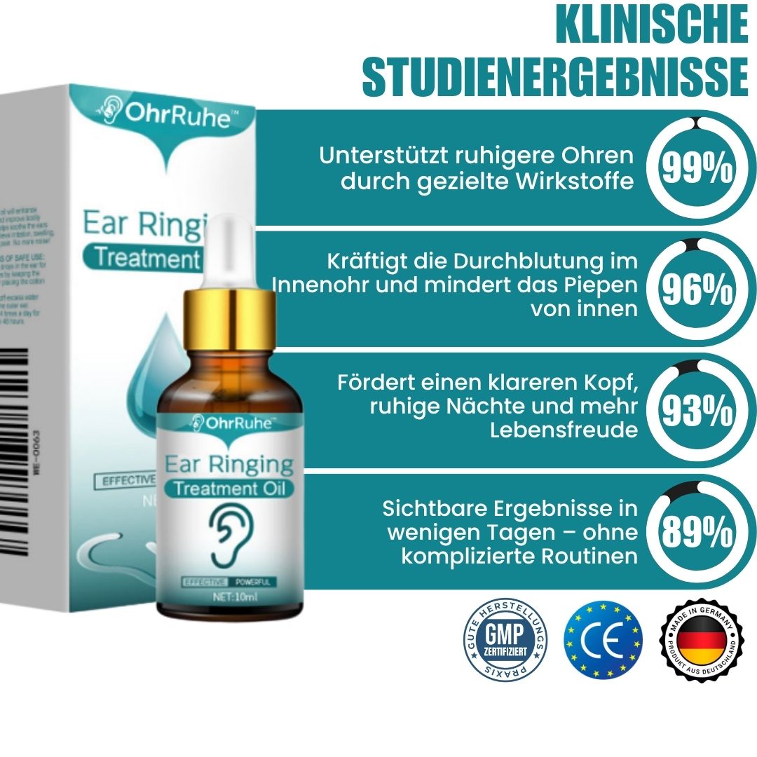 OhrRuhe™ | Öl gegen Ohrensausen