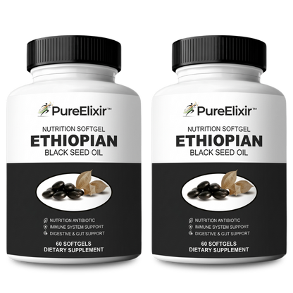 PureElixir™ | Nahrungsergänzungskapseln mit äthiopischem Schwarzkümmelöl