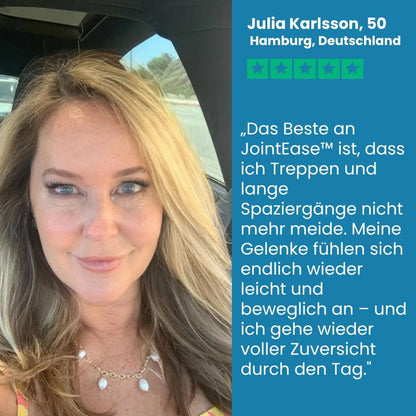 JointEase™ | Hyaluronsäure-Gelenkcreme