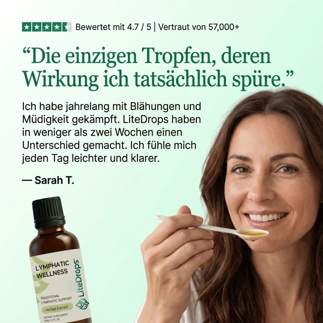 LiteDrops™ | Unterstützung der Lymphdrainage