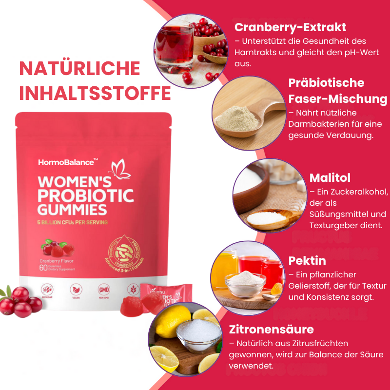 HormoBalance™ | Probiotische Gummies für Frauen