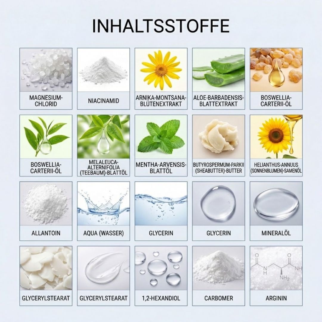MagneRelief™  | Magnesiumchlorid-Creme zur Linderung und Regeneration