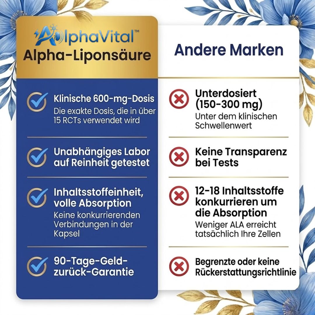 AlphaVital™ | Nahrungsergänzungsmittel mit antioxidativer Wirkung