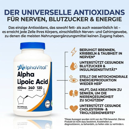 AlphaVital™ | Nahrungsergänzungsmittel mit antioxidativer Wirkung