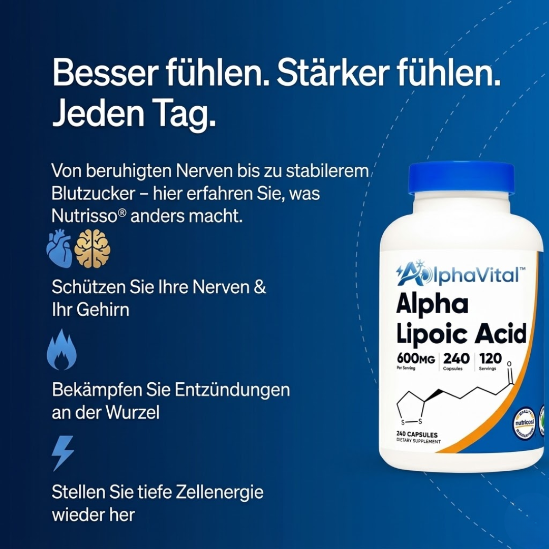 AlphaVital™ | Nahrungsergänzungsmittel mit antioxidativer Wirkung