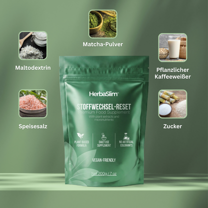 HerbaSlim™ | Abnehmpulver mit 100 % pflanzlicher Matcha-Kraft
