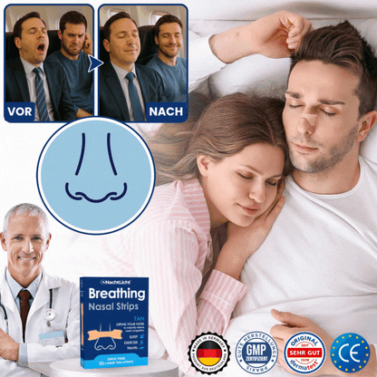 Nachtlicht™ | Nasenstrips für besseres Atmen