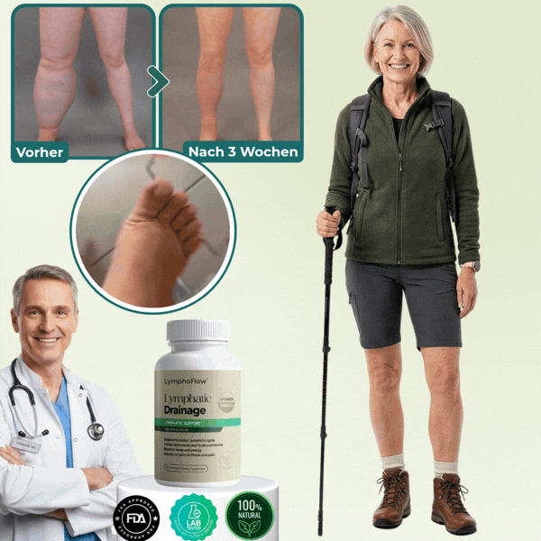 LymphoFlow™ | Lymphatische Drainage Kräuterkapseln