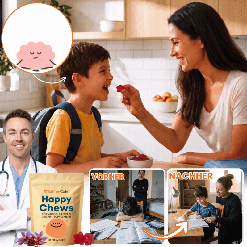 SaffronCalm™ | Safran-Gummis für Stimmung & Konzentration