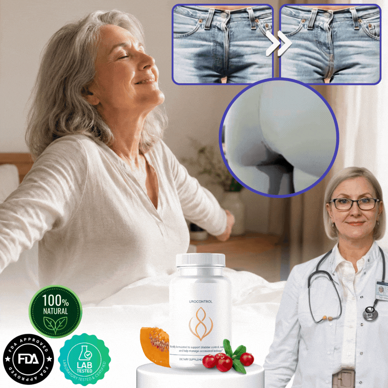 UroControl™ | 6 natürliche Inhaltsstoffe für Blasenkontrolle