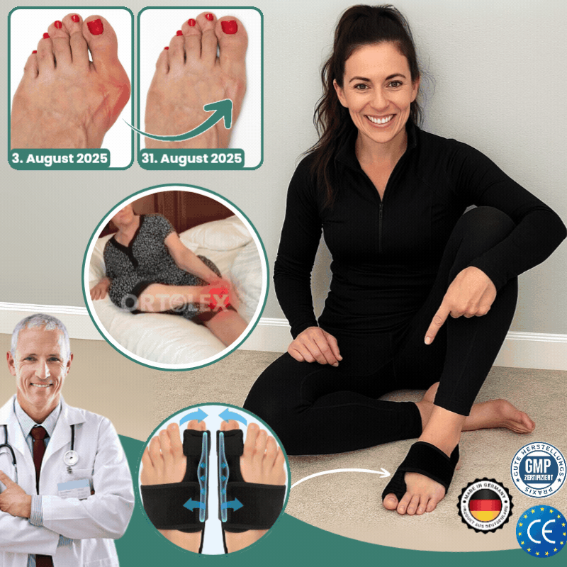 OrthoAlign™ | Sichtbare Korrektur bei Hallux Valgus bereits ab der ersten Anwendung!