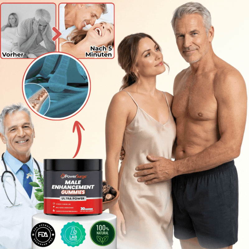 PowerSurge™ | Gummies für männliche Vitalität