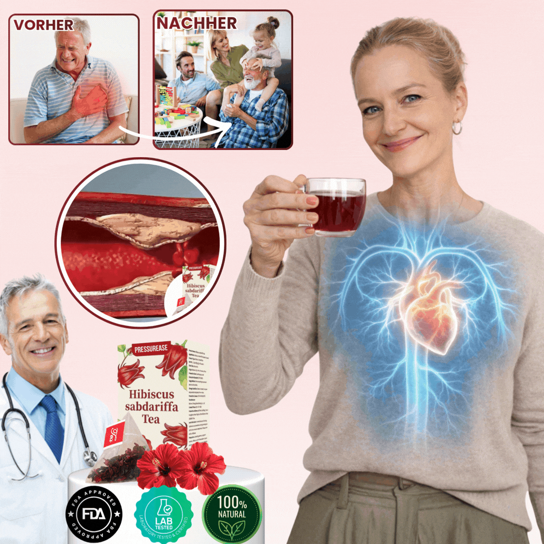 PressurEase™ | 100 % reiner Hibiskus – keine Füllstoffe