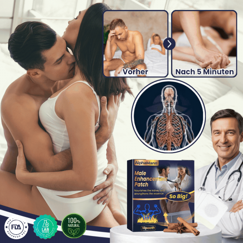 AlphaMann™ | Pflaster gegen Erektionsstörungen