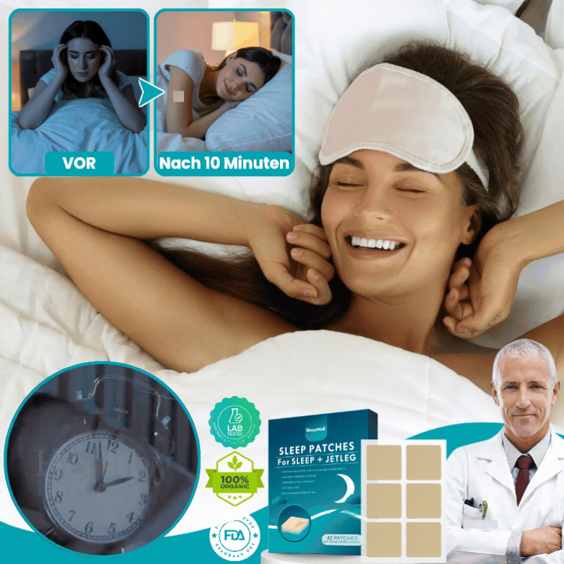 SleepWell™ | Melatonin- und Serotonin-Pflaster