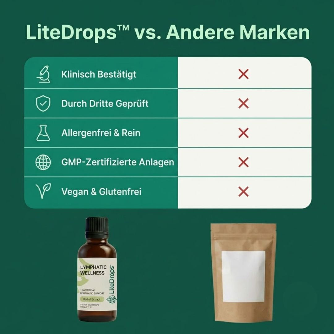 LiteDrops™ | Unterstützung der Lymphdrainage
