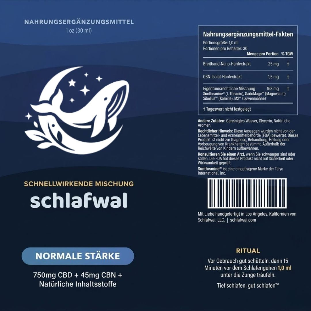 SleepWhale™ | Schlafunterstützungs-Supplement