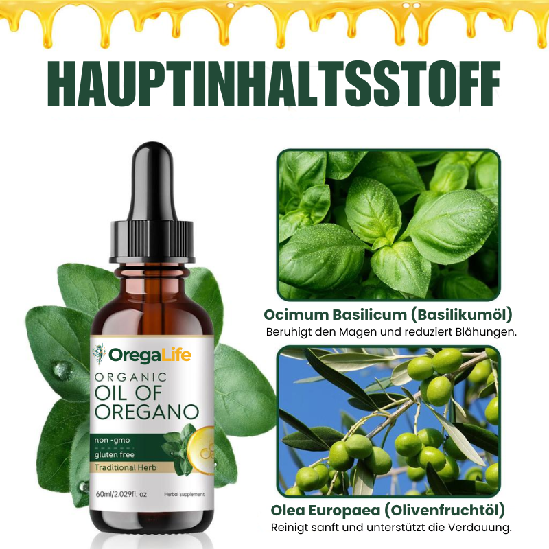 OregaLife™ | Organische Detox-Öltropfen für eine gesunde Verdauung