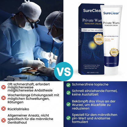 SureClear™  | Genitalwarzen-Entfernungscreme