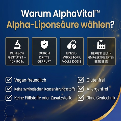 AlphaVital™ | Nahrungsergänzungsmittel mit antioxidativer Wirkung