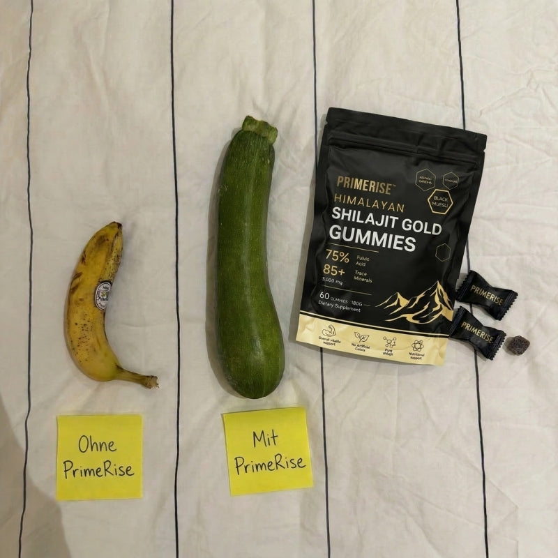 PrimeRise™ | 3-in-1 Shilajit-Gummies für männliche Vitalität