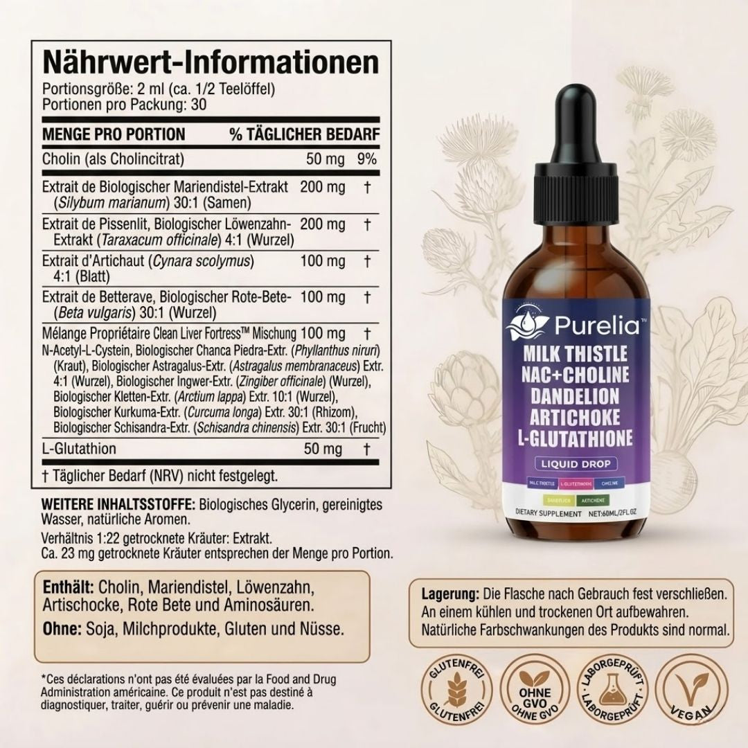 Purelia™ | Leber-Support-Supplement